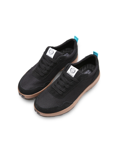 HARVARD SHOES（ハーバードシューズ）の「リガ 男女共用 スニーカー デイリー運動靴 ブラック（スニーカー・レディース・ブラック・FREE）」の2枚目の写真