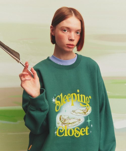 MAINBOOTH(メインブース)の「Nighty Night Sweatshirt(VINTAGE KHAKI)(スウェット・メンズ・その他・1/3/2)」の2枚目の写真
