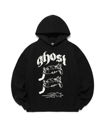 NICE GHOST CLUB（ナイスゴーストクラブ）の「A FALLING CAT HOODIE_BLACK(NG2EFUM415A)（パーカー）」