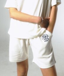 MAIN LOGO TERRY SHORTS WHITE