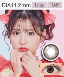 FruFru（フルフル）の「FruFru 1day アマネブラウン （10枚入り）（コンタクトレンズ・カラコン）」