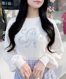 INGNI | イニシャルビジューロゴニット(ニット/セーター)