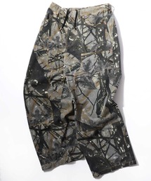 VISION STREET WEAR（ヴィジョンストリートウェア）の「VISION STREET WEAR/ヴィジョンストリートウェア オーバーサイズ リジッドデニム･総柄 ワイド ダブルニーパンツ/レディース メンズ（デニムパンツ）」