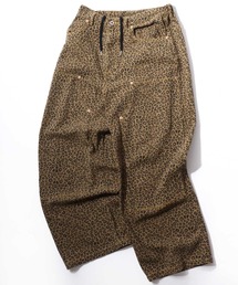 VISION STREET WEAR（ヴィジョンストリートウェア）の「VISION STREET WEAR/ヴィジョンストリートウェア オーバーサイズ リジッドデニム･総柄 ワイド ダブルニーパンツ/レディース メンズ（デニムパンツ）」