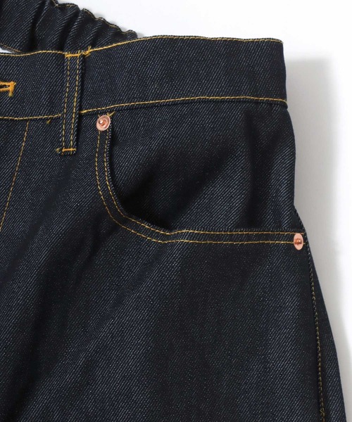 VISION STREET WEAR（ヴィジョンストリートウェア）の「VISION STREET WEAR/ヴィジョンストリートウェア オーバーサイズ リジッドデニム･総柄 ワイド ダブルニーパンツ/レディース メンズ（デニムパンツ・メンズ・ネイビー/ブラック/グリーン系その他/ベージュ系その他/グレー系その他・LL/L/M）」の18枚目の写真