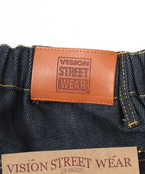 VISION STREET WEAR（ヴィジョンストリートウェア）の「VISION STREET WEAR/ヴィジョンストリートウェア オーバーサイズ リジッドデニム･総柄 ワイド ダブルニーパンツ/レディース メンズ（デニムパンツ・メンズ・ネイビー/ブラック/グリーン系その他/ベージュ系その他/グレー系その他・LL/L/M）」の22枚目の写真