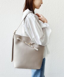 SHIPS | 【WEB限定】ハトメ ベルト ワンショルダー バッグ M(トートバッグ)