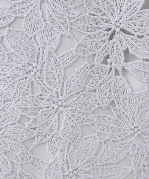 index（インデックス）の「フラワーレースタイトスカート【洗濯機OK】《XS～3L》（スカート・レディース・ネイビー/サンドベージュ/サックスブルー・44/42/40/38/36/34）」の19枚目の写真