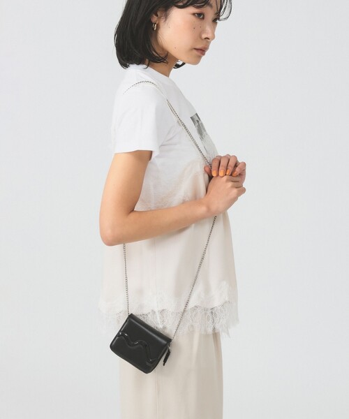 Ray BEAMS(レイビームス)の「【別注】Casselini / チェーン ウォレット(ポーチ・レディース・ブラック/サックスブルー・ONE SIZE)」の3枚目の写真