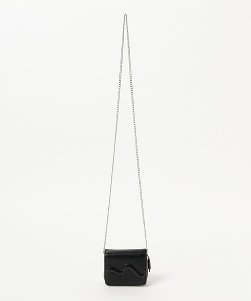 Ray BEAMS(レイビームス)の「【別注】Casselini / チェーン ウォレット(ポーチ・レディース・ブラック/サックスブルー・ONE SIZE)」の9枚目の写真