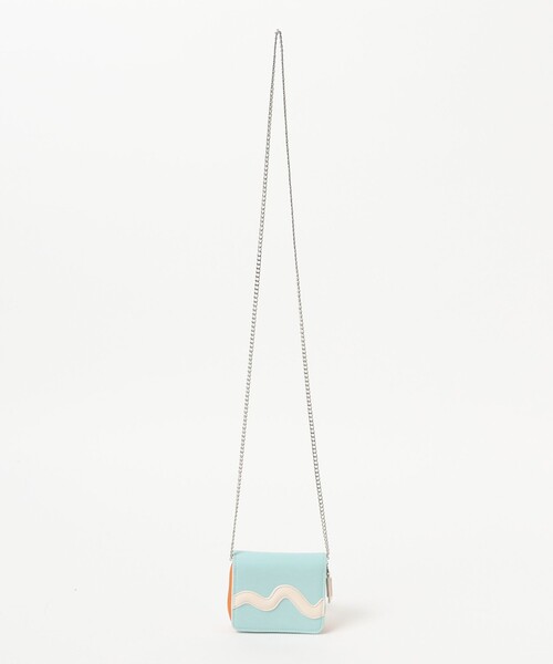 Ray BEAMS(レイビームス)の「【別注】Casselini / チェーン ウォレット(ポーチ・レディース・ブラック/サックスブルー・ONE SIZE)」の16枚目の写真