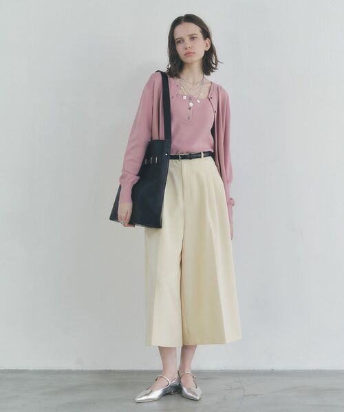 YECCA VECCA（イェッカヴェッカ）の「ベルトデザインワンハンドルショルダーバッグ（ショルダーバッグ・レディース・ブラック/ダークブラウン・FREE）」の5枚目の写真