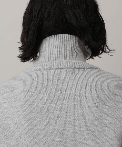 RAGEBLUE（レイジブルー）の「Line Half Zip Knit Pullover / ラインハーフジップニットプルオーバー（ニット/セーター・メンズ・グレー/ネイビー・MEDIUM/LARGE）」の17枚目の写真