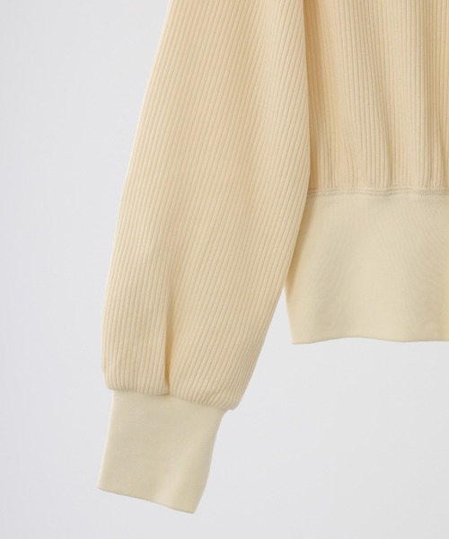 idem（イデム）の「sailor color frill rib cardigan / セーラーカラーカーディガン（カーディガン/ボレロ・レディース・アイボリー/ブラック・FREE）」の20枚目の写真