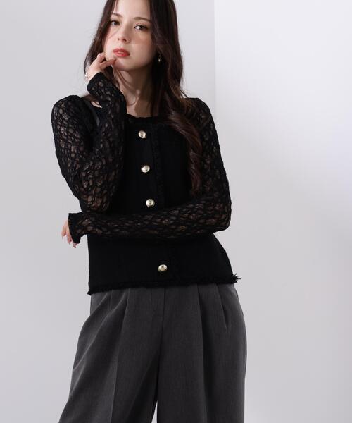 PROPORTION BODY DRESSING（プロポーションボディドレッシング）の「＜Ｌ＞ＭＩＸキャミオールインワン / 1216140200（つなぎ/オールインワン・レディース・ブラック系その他/ブラック・FREE）」の4枚目の写真