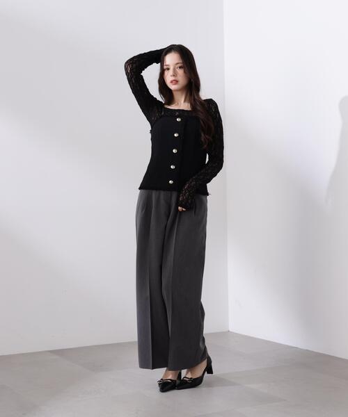 PROPORTION BODY DRESSING（プロポーションボディドレッシング）の「＜Ｌ＞ＭＩＸキャミオールインワン / 1216140200（つなぎ/オールインワン・レディース・ブラック系その他/ブラック・FREE）」の5枚目の写真