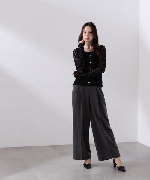 PROPORTION BODY DRESSING（プロポーションボディドレッシング）の「＜Ｌ＞ＭＩＸキャミオールインワン / 1216140200（つなぎ/オールインワン・レディース・ブラック系その他/ブラック・FREE）」の6枚目の写真