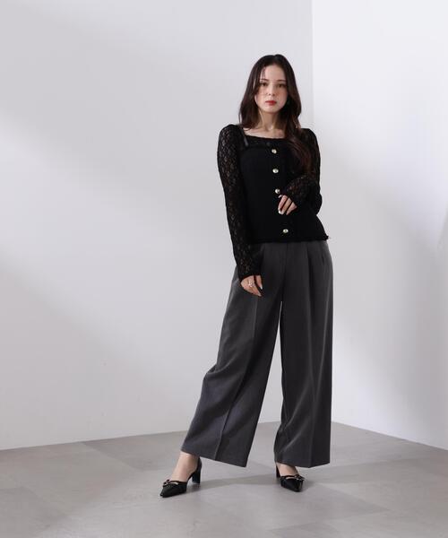 PROPORTION BODY DRESSING（プロポーションボディドレッシング）の「＜Ｌ＞ＭＩＸキャミオールインワン / 1216140200（つなぎ/オールインワン・レディース・ブラック系その他/ブラック・FREE）」の8枚目の写真