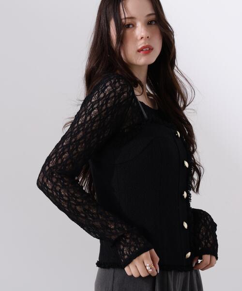 PROPORTION BODY DRESSING（プロポーションボディドレッシング）の「＜Ｌ＞ＭＩＸキャミオールインワン / 1216140200（つなぎ/オールインワン・レディース・ブラック系その他/ブラック・FREE）」の9枚目の写真