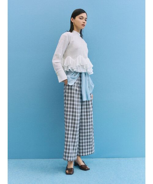 LAGUNAMOON(ラグナムーン)の「ボウタイボリュームヘムブラウス(シャツ/ブラウス・レディース・ホワイト/その他1/ミント・FREE)」の22枚目の写真