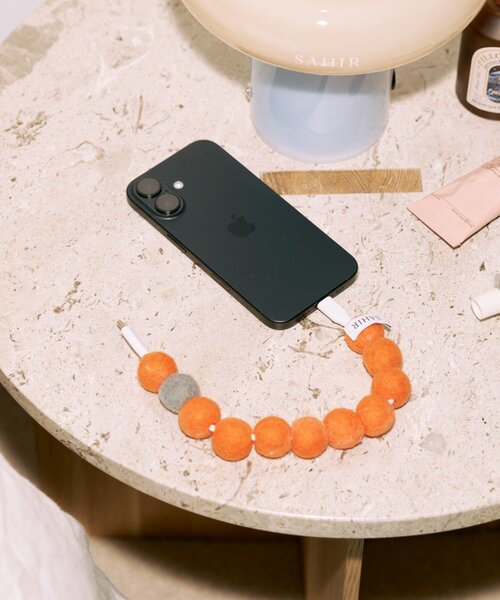 SAHIR（サヒール）の「【SAHIR サヒール】Charging cabler　typeC充電コード（スマホグッズ・レディース・ブルー/ピンク/オレンジ・0）」の3枚目の写真