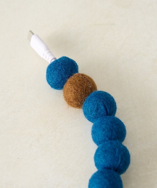 SAHIR（サヒール）の「【SAHIR サヒール】Charging cabler　typeC充電コード（スマホグッズ・レディース・ブルー/ピンク/オレンジ・0）」の6枚目の写真