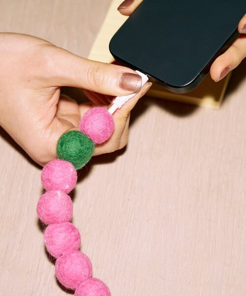 SAHIR（サヒール）の「【SAHIR サヒール】Charging cabler　typeC充電コード（スマホグッズ・レディース・ブルー/ピンク/オレンジ・0）」の8枚目の写真