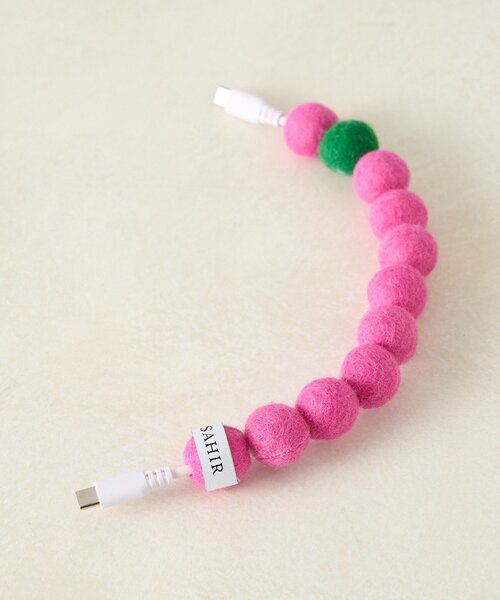 SAHIR（サヒール）の「【SAHIR サヒール】Charging cabler　typeC充電コード（スマホグッズ・レディース・ブルー/ピンク/オレンジ・0）」の10枚目の写真