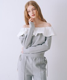 SELFIST（セルフィスト）の「バルーン3WAYショルダースウェット 空港コーデ（Tシャツ/カットソー）」