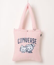 【CONVERSE】CV OG STRIPE PUFFING TOTE / オサムグッズコラボ ストライプ トートバッグ