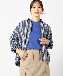 BROOKLYN OVERALL（ブルックリンオーバーオール）の「【BROOKLYN OVERALL 】ドロスト仕様　ブルゾンライクシャツ（シャツ/ブラウス）」