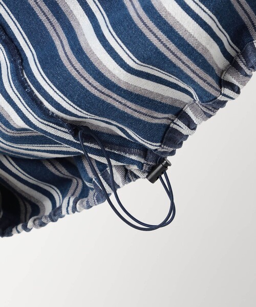 BROOKLYN OVERALL（ブルックリンオーバーオール）の「【BROOKLYN OVERALL 】ドロスト仕様　ブルゾンライクシャツ（シャツ/ブラウス・レディース・カーキ/クリーム/ネイビー/その他2・FREE）」の5枚目の写真