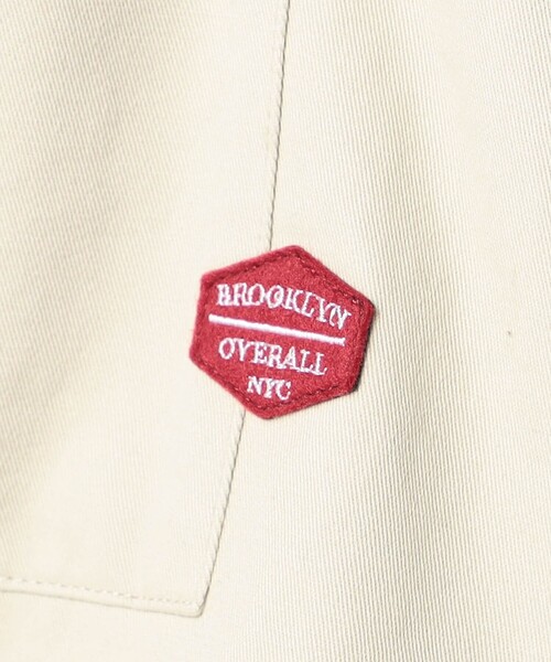 BROOKLYN OVERALL（ブルックリンオーバーオール）の「【BROOKLYN OVERALL 】ドロスト仕様　ブルゾンライクシャツ（シャツ/ブラウス・レディース・カーキ/クリーム/ネイビー/その他2・FREE）」の7枚目の写真