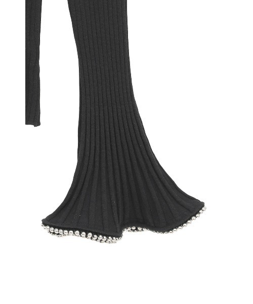 CLANE EMBELLISHED FRILL SLEEVE KNIT TOPS 【公式通販】