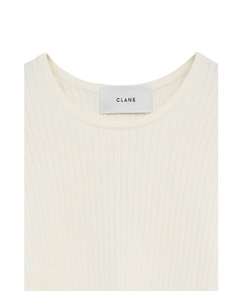 EMBELLISHED FRILL SLEEVE KNIT TOPS（ニット/セーター）｜CLANE