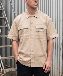 【T17】【PRO CLUB/プロクラブ】WORKWEAR MECHANICS S/S SHIRTS