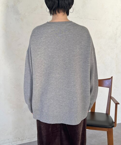 un dix cors（アンディコール）の「スエットライクラメニット（ニット/セーター・レディース・ピンク/グレー/ブラック・FREE）」の22枚目の写真