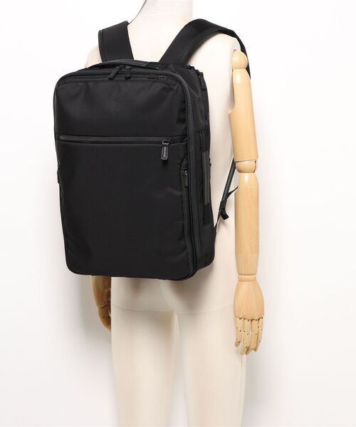 ace.(エース)の「【ace. GENE/エースジーン】 ガジェタブルCB2 スクエアリュック 19L(23L)(ビジネスバッグ・メンズ・ブラック・FREE)」の2枚目の写真