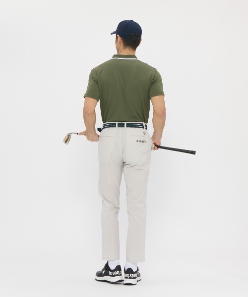 le coq sportif GOLF(ルコックスポルティフゴルフ)の「サッカーストライプスラックス(スラックス・メンズ・ブラック/グレー/ネイビー・96/88/82/76/92/85/79)」の9枚目の写真