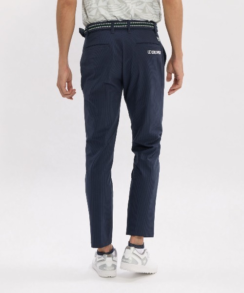 le coq sportif GOLF(ルコックスポルティフゴルフ)の「サッカーストライプスラックス(スラックス・メンズ・ブラック/グレー/ネイビー・96/88/82/76/92/85/79)」の10枚目の写真