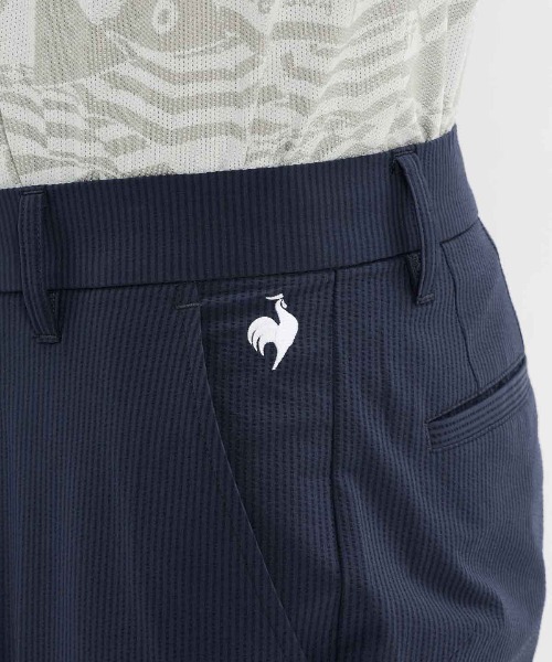 le coq sportif GOLF(ルコックスポルティフゴルフ)の「サッカーストライプスラックス(スラックス・メンズ・ブラック/グレー/ネイビー・96/88/82/76/92/85/79)」の14枚目の写真