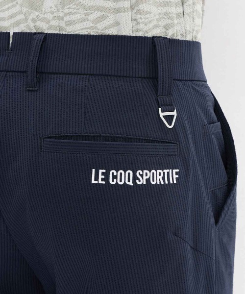 le coq sportif GOLF(ルコックスポルティフゴルフ)の「サッカーストライプスラックス(スラックス・メンズ・ブラック/グレー/ネイビー・96/88/82/76/92/85/79)」の16枚目の写真