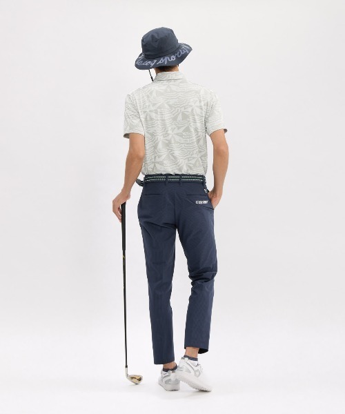 le coq sportif GOLF(ルコックスポルティフゴルフ)の「サッカーストライプスラックス(スラックス・メンズ・ブラック/グレー/ネイビー・96/88/82/76/92/85/79)」の18枚目の写真