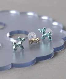 Flowering（フラワーリング）の「パール/ハート/ガーリー/セットピアス（ピアス（両耳用））」