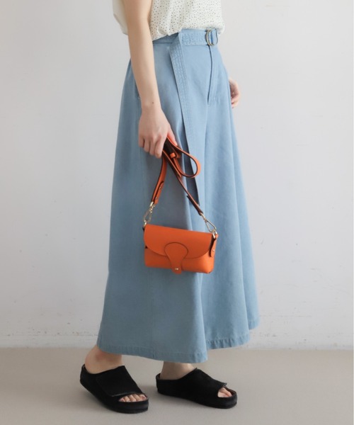 NOMBRE IMPAIR（ノンブルアンペール）の「ライトozデニム　フレアキュロット（デニムパンツ・レディース・サックスブルー/ネイビー・FREE）」の15枚目の写真