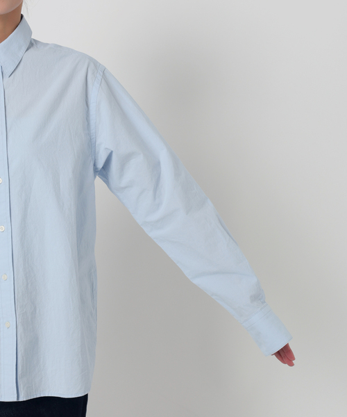 SLOBE IENA（スローブイエナ）の「《追加》Wash Cotton Color シャツ（シャツ/ブラウス・メンズ・ピンク/イエロー/サックスブルー/グリーン系その他・FREE）」の6枚目の写真