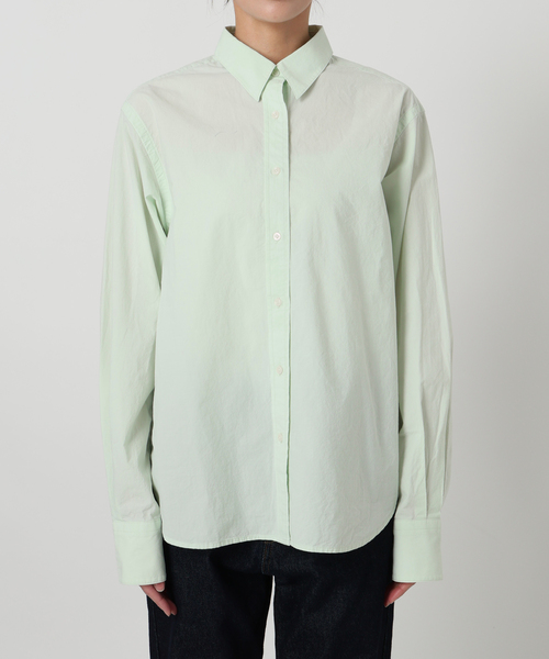 SLOBE IENA（スローブイエナ）の「《追加》Wash Cotton Color シャツ（シャツ/ブラウス・メンズ・ピンク/イエロー/サックスブルー/グリーン系その他・FREE）」の10枚目の写真