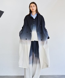 HARE（ハレ）の「Dip Dyeロングコート(HARE)（トレンチコート）」