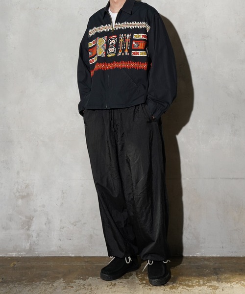 TOWNCRAFT（タウンクラフト）の「TOWNCRAFT / タウンクラフト PRINTED ROCKABILLY BLOUSON プリントコットン ロカビリーブルゾン（ブルゾン・メンズ・その他1/ナチュラル/ブラック・LARGE/MEDIUM）」の15枚目の写真