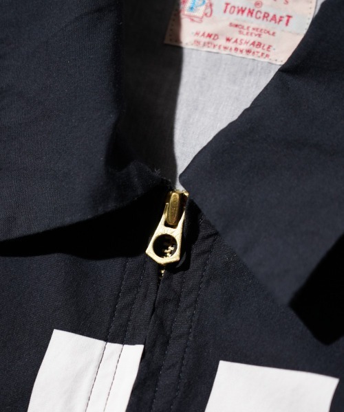 TOWNCRAFT（タウンクラフト）の「TOWNCRAFT / タウンクラフト PRINTED ROCKABILLY BLOUSON プリントコットン ロカビリーブルゾン（ブルゾン・メンズ・その他1/ナチュラル/ブラック・LARGE/MEDIUM）」の18枚目の写真